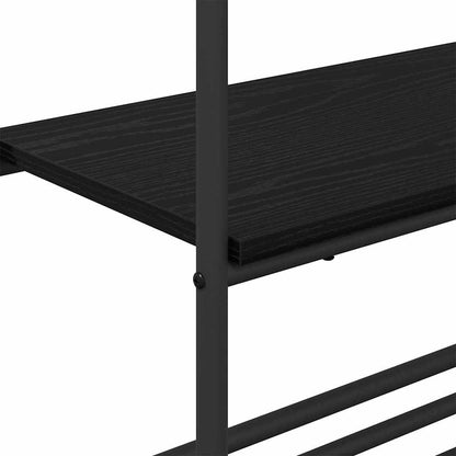 Kleiderständer mit Regalen Sonstiges Schwarz Eichen-Optik