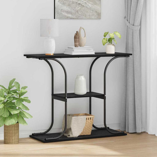 Konsolentisch Schwarze Eiche 101 x 35 x 80,5 cm Holzwerkstoff