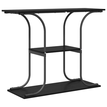 Konsolentisch Schwarze Eiche 101 x 35 x 80,5 cm Holzwerkstoff
