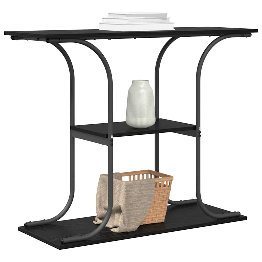 Konsolentisch Schwarze Eiche 101 x 35 x 80,5 cm Holzwerkstoff