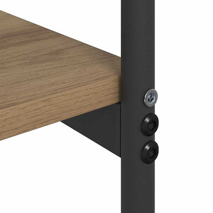 Konsolentisch mit Regal Eiche handwerklich 101 x 35 x 80,5 cm