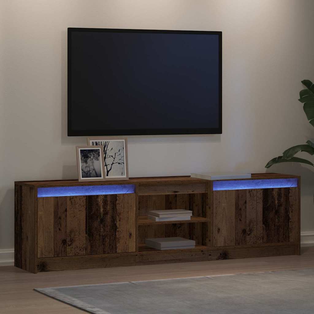TV-Schränk Braun 180 x 34 x 50 cm Holzwerkstoff