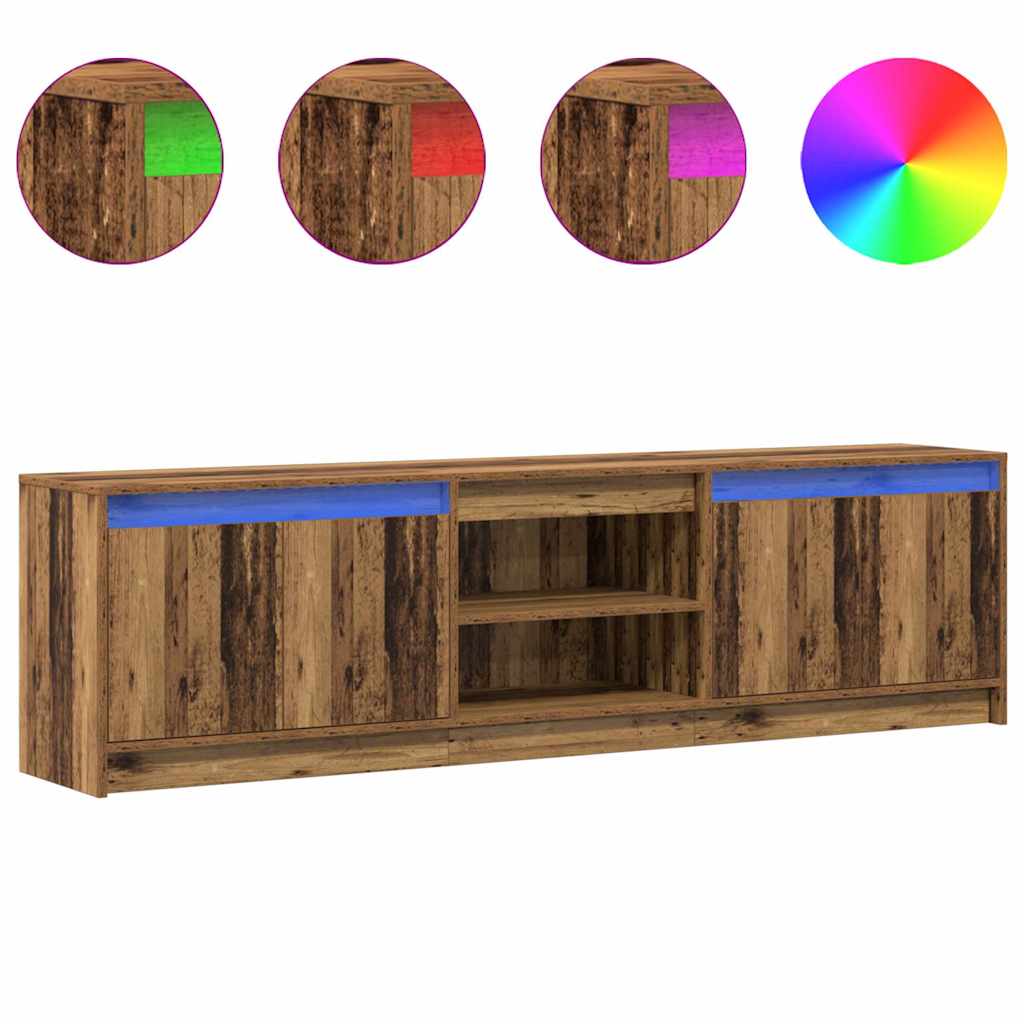 TV-Schränk Braun 180 x 34 x 50 cm Holzwerkstoff