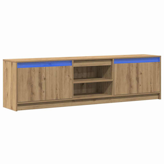 TV-Schränk Braun 182 x 34 x 50 cm Holzwerkstoff