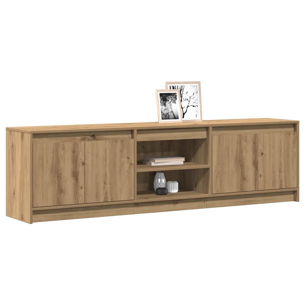TV-Schränk Braun 182 x 34 x 50 cm Holzwerkstoff
