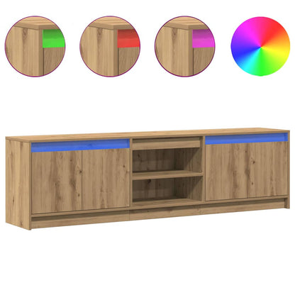 TV-Schränk Braun 182 x 34 x 50 cm Holzwerkstoff