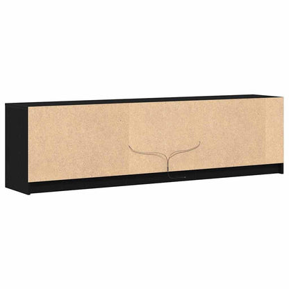 TV-Schränk Schwarz 182 x 34 x 50 cm Holzwerkstoff
