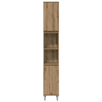 Badezimmer Möbel Set 3 pcs Artisan Eiche 30 x 30 x 180 cm