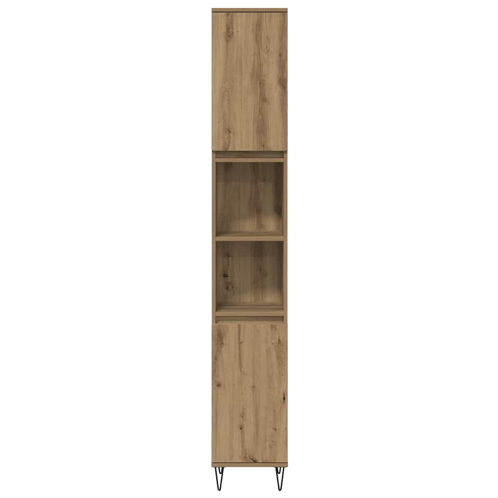 Badezimmer Möbel Set 3 pcs Artisan-Eiche 30 x 30 x 180 cm