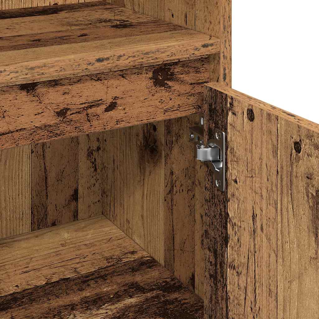 Badezimmermöbel Set 3 pcs Braun 30 x 30 x 180 cm Holzwerkstoff