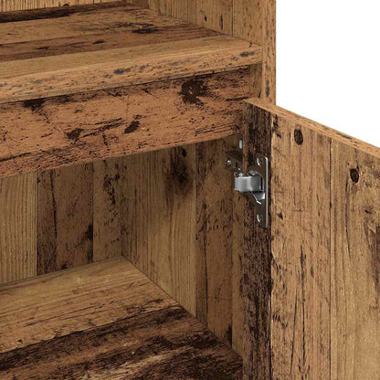 Badezimmermöbel Set 3 pcs Braun 30 x 30 x 180 cm Holzwerkstoff