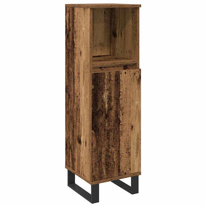 Badezimmermöbel Set 3 pcs Braun 30 x 30 x 180 cm Holzwerkstoff