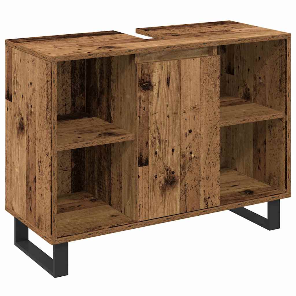 Badezimmermöbel Set 3 pcs Braun 30 x 30 x 180 cm Holzwerkstoff