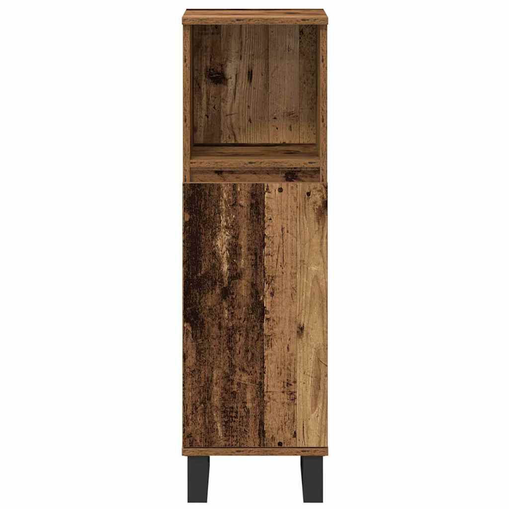 Badezimmermöbel Set 3 pcs Braun 30 x 30 x 180 cm Holzwerkstoff