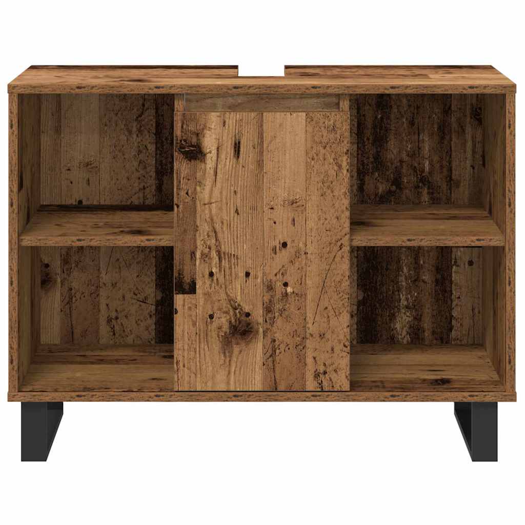 Badezimmermöbel Set 3 pcs Braun 30 x 30 x 180 cm Holzwerkstoff