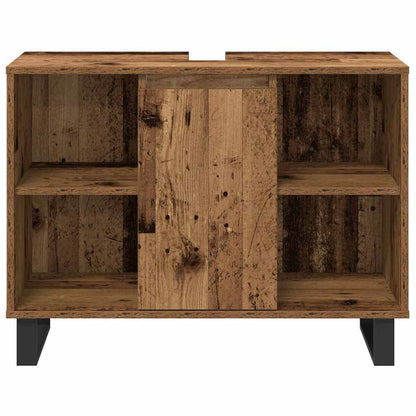 Badezimmermöbel Set 3 pcs Braun 30 x 30 x 180 cm Holzwerkstoff