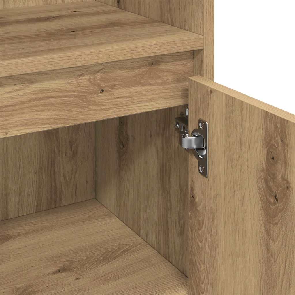 Badezimmermöbel Set 3 pcs Artisan Eiche 30 x 30 x 180 cm