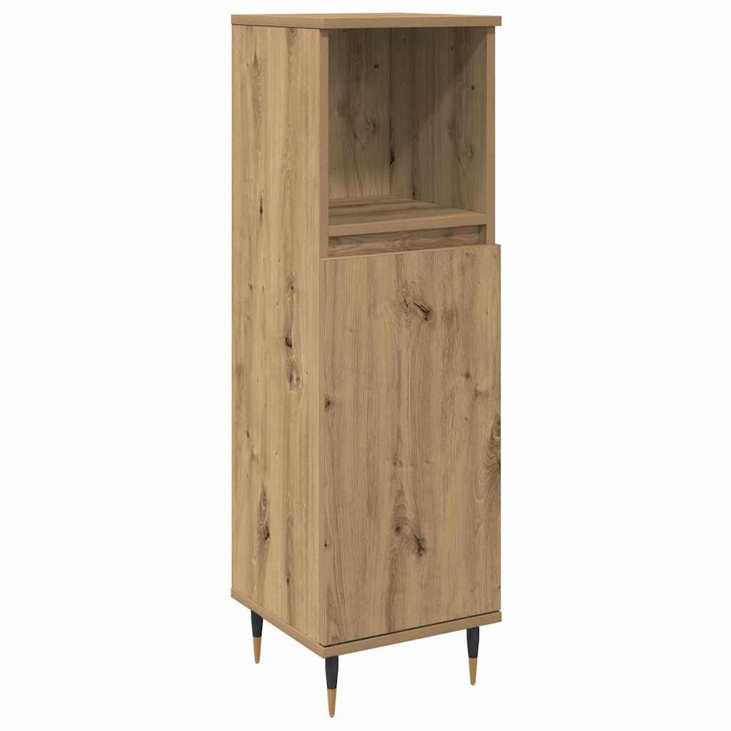 Badezimmermöbel Set 3 pcs Artisan Eiche 30 x 30 x 180 cm