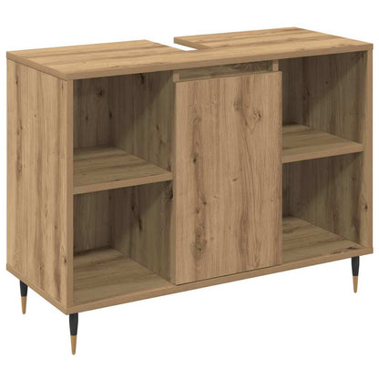 Badezimmermöbel Set 3 pcs Artisan-Eiche 30 x 30 x 180 cm