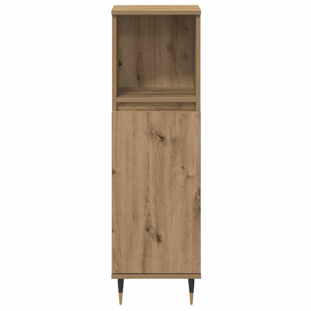Badezimmermöbel Set 3 pcs Artisan Eiche 30 x 30 x 180 cm