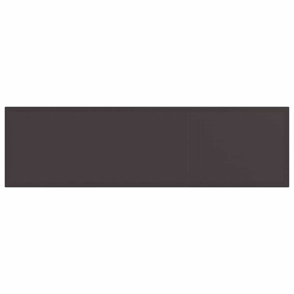 Gartentisch Braun 350 x 100 x 73 cm Poly-Rattan