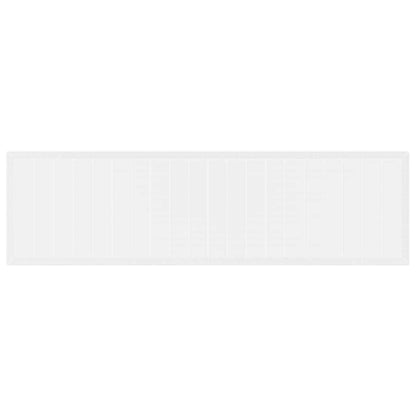 Gartentisch Weiß 350 x 100 x 73 cm Poly-Rattan