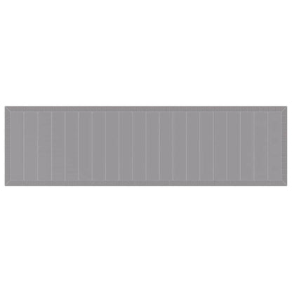 Gartentisch Hellgrau 350 x 100 x 73 cm Poly-Rattan