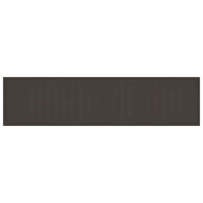 Gartentisch Braun 400 x 100 x 73 cm Poly-Rattan