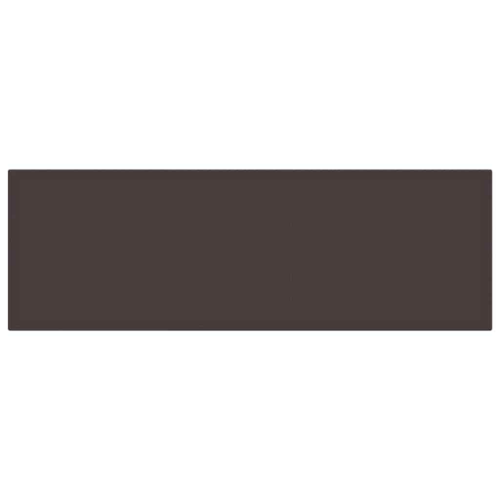 Garten Esszimmer Set mit Kissen 13 pcs Braun und Anthrazit