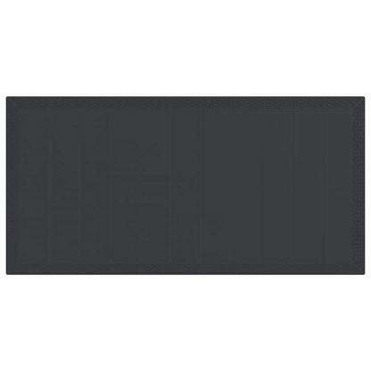 Garten Essgruppe 7 pcs Anthrazit Polt Rattan