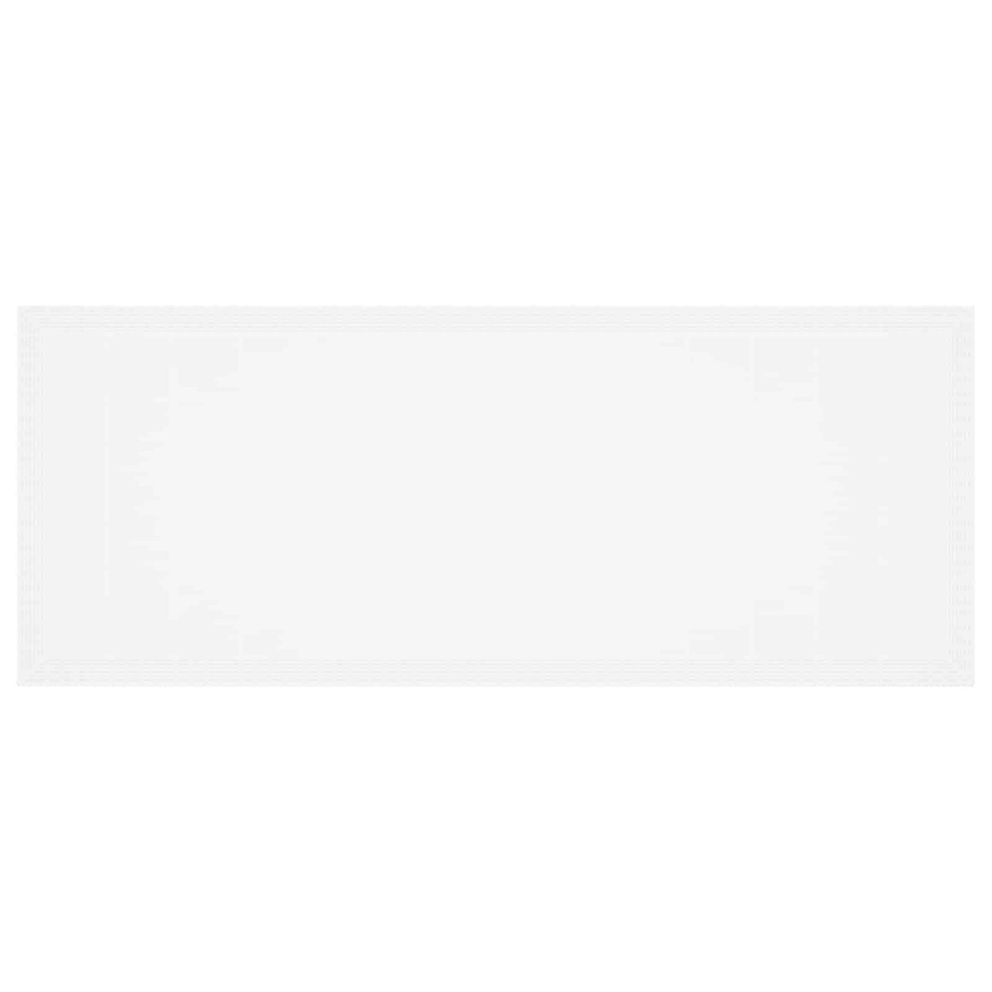 Garten Essgruppe 9 pcs Weiß Polt Rattan