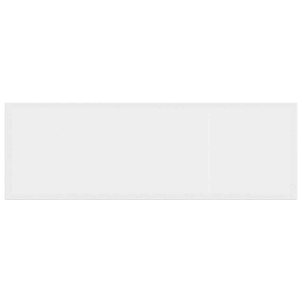 Garten Essgruppe 11 pcs Weiß Poly Rattan und Aluminium