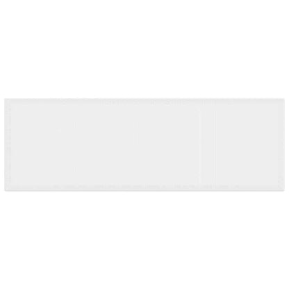 Garten Essgruppe 11 pcs Weiß Poly Rattan und Aluminium