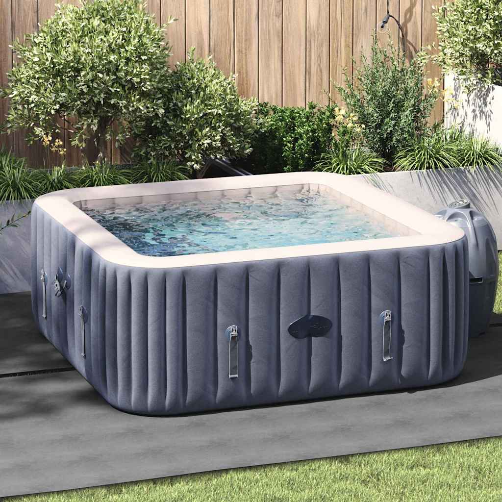 Bodenfolie für Pools Hellgrau 274 x 274 cm Vliesstoff