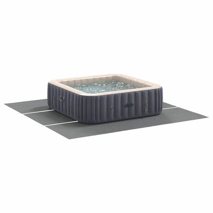 Bodenfolie für Pools Hellgrau 396 x 396 cm Vliesstoff