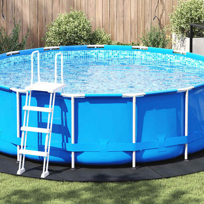 Bodenfolie für Pools Schwarz Ø 428 cm Polyester Geotextil