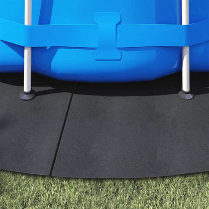 Bodenfolie für Pools Schwarz Ø 428 cm Polyester Geotextil