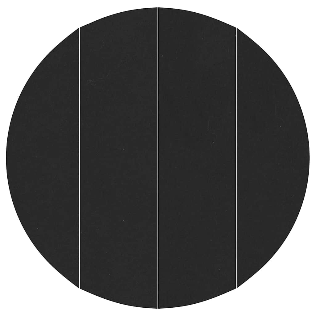 Bodenfolie für Pools Schwarz Ø 500 cm Polyester Geotextil