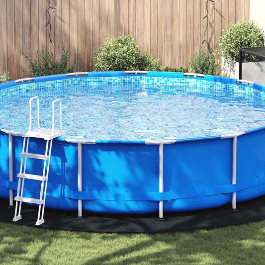 Bodenfolie für Pools Schwarz Ø 550 cm Polyester Geotextil
