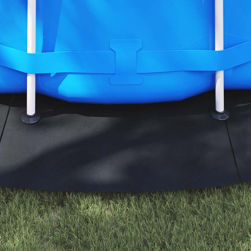 Bodenfolie für Pools Schwarz Ø 550 cm Polyester Geotextil