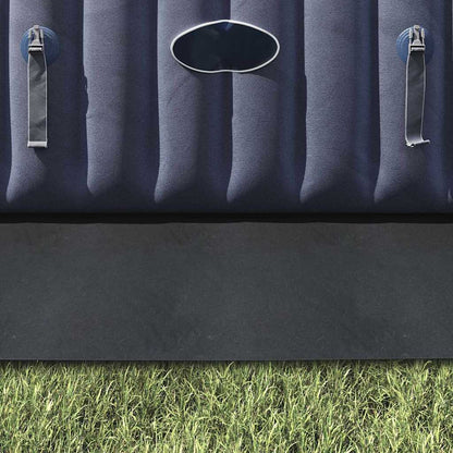 Bodenfolie für Pools Schwarz 420 x 220 cm Polyester-Geotextil