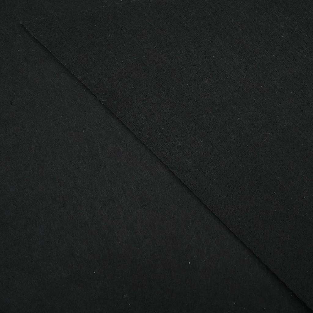 Bodenfolie für Pools Schwarz 500 x 250 cm Polyester-Geotextil