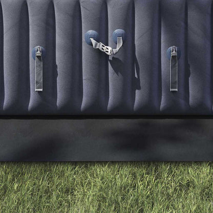 Bodenfolie für Pools Schwarz 500 x 250 cm Polyester-Geotextil