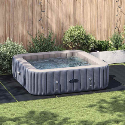 Bodenfolie für Pools Schwarz 550 x 280 cm Polyester-Geotextil