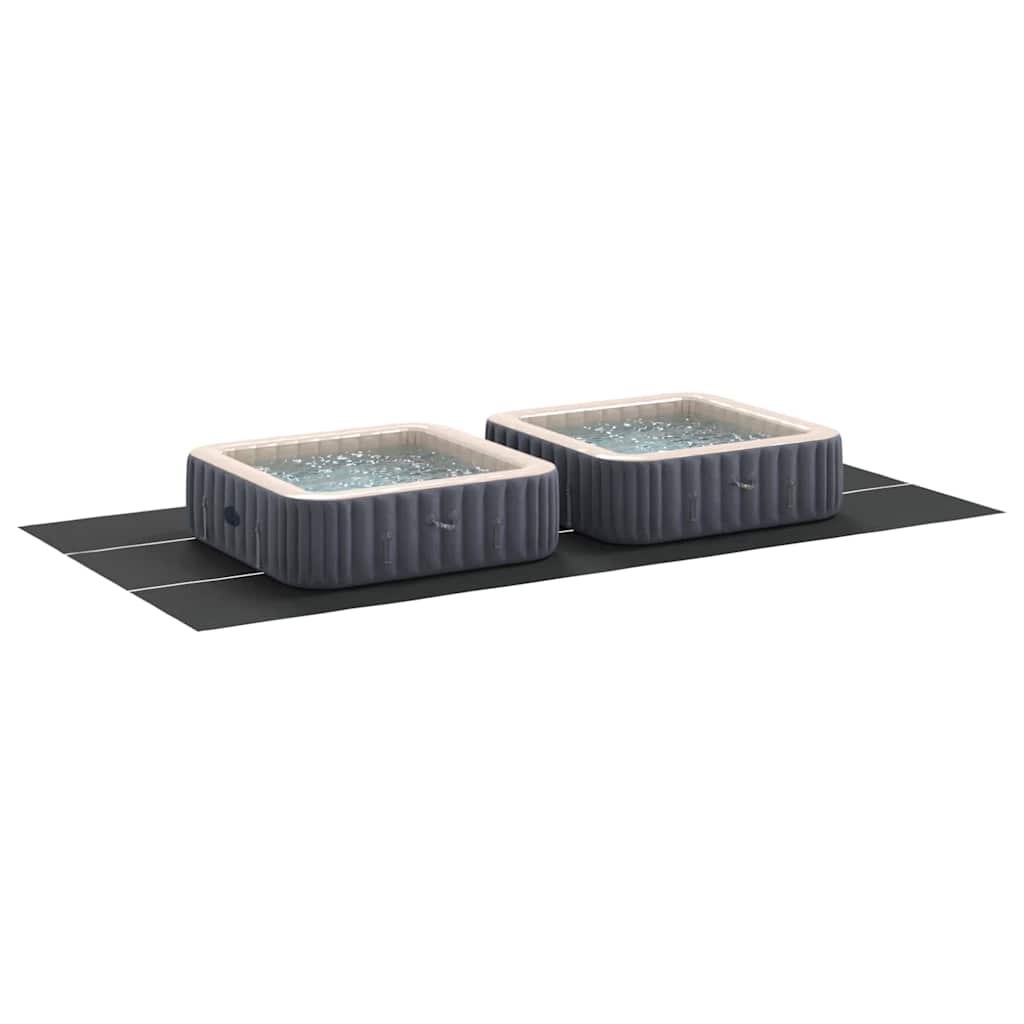 Bodenfolie für Pools Schwarz 750 x 372 cm Polyester-Geotextil