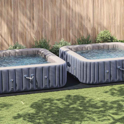Bodenfolie für Pools Schwarz 820 x 420 cm Polyester-Geotextil