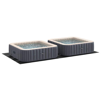 Bodenfolie für Pools Schwarz 820 x 420 cm Polyester-Geotextil