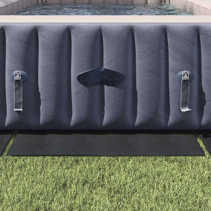 Bodenfolie für Pools Schwarz 999 x 500 cm Polyester-Geotextil