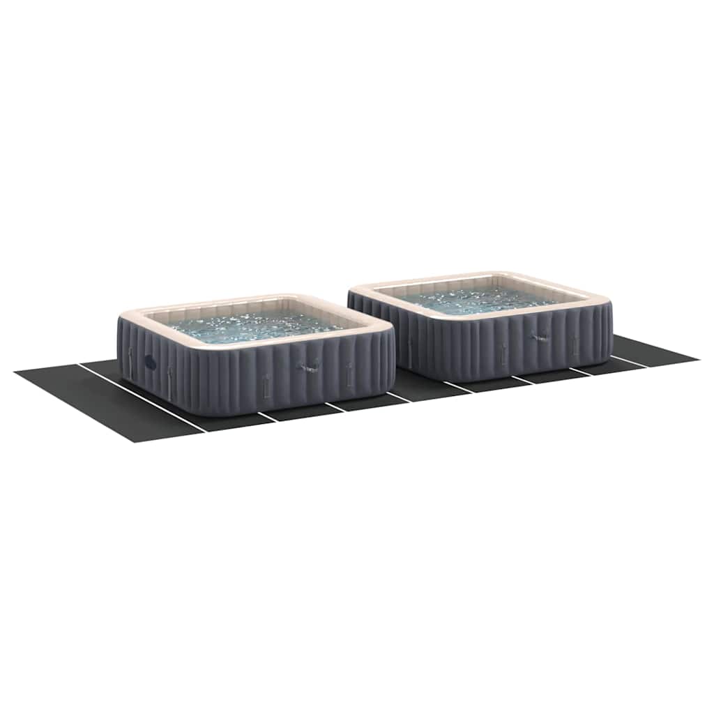 Bodenfolie für Pools Schwarz 999 x 500 cm Polyester-Geotextil