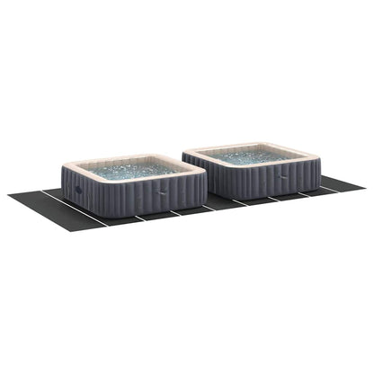 Bodenfolie für Pools Schwarz 999 x 500 cm Polyester-Geotextil